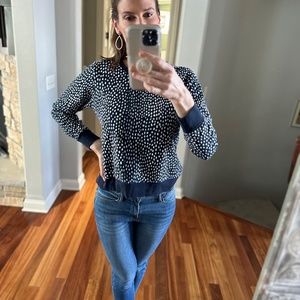 J. Crew Super Animal Print Cozy Sweatshirt